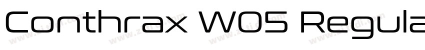 Conthrax W05 Regular字体转换